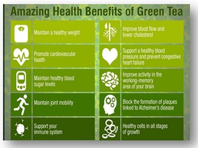 Matcha green tea benefits