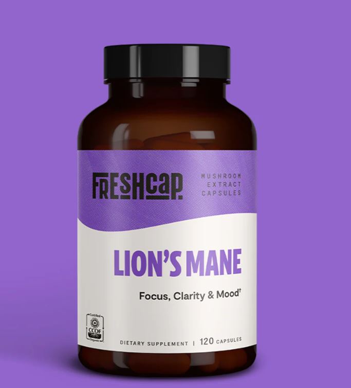Freshcap Lion’s Mane Mushroom Extract: - It supports mood and the nervous system.